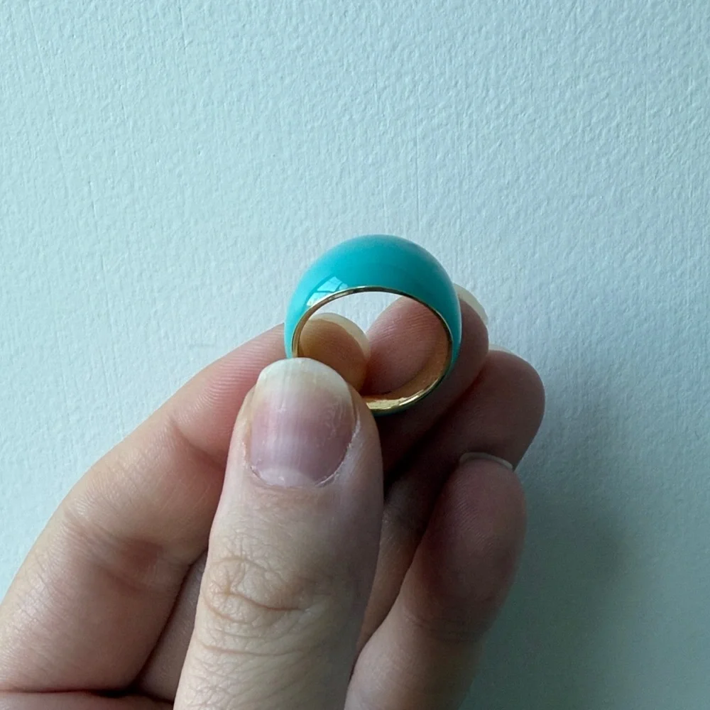 Gorjana Turquoise Dome Ring